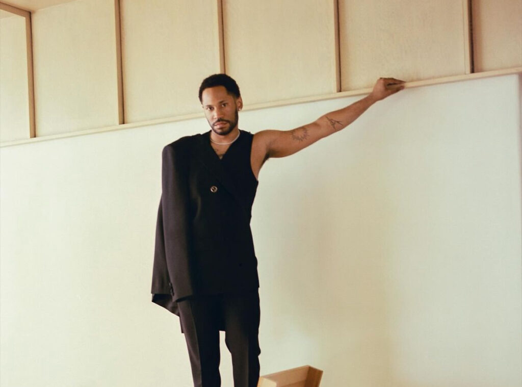 Kaytranada posing in a photoshoot.