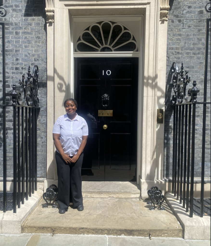 BANG Young Leader Bridget at 10 Downing Street