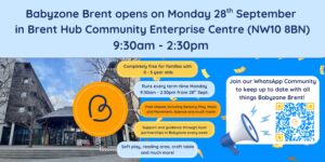 New Free Baby and Toddler Community Launches in Brent